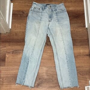 Abercrombie & Fitch Annie High Rise Ankle Straight Leg Jeans Size 27 Women